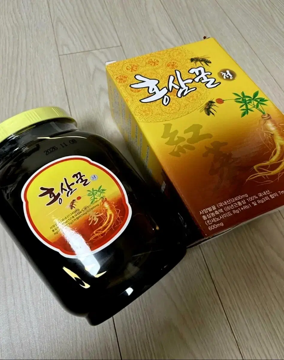 홍삼꿀청 2.4kg 벌꿀+홍삼청(국내산)